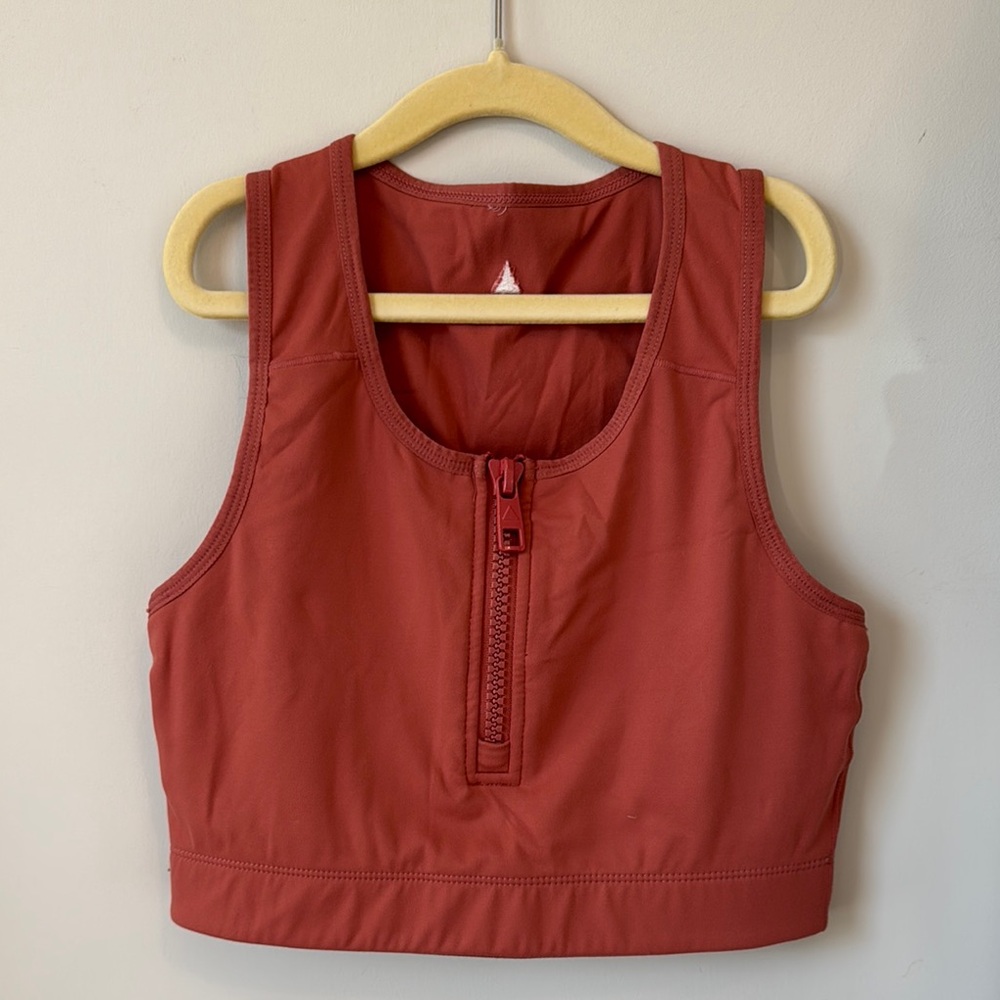 Vitality Zipper Sports Bra